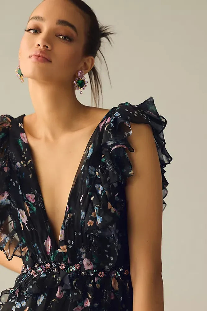 Cristal Flower Gown - Mac Duggal