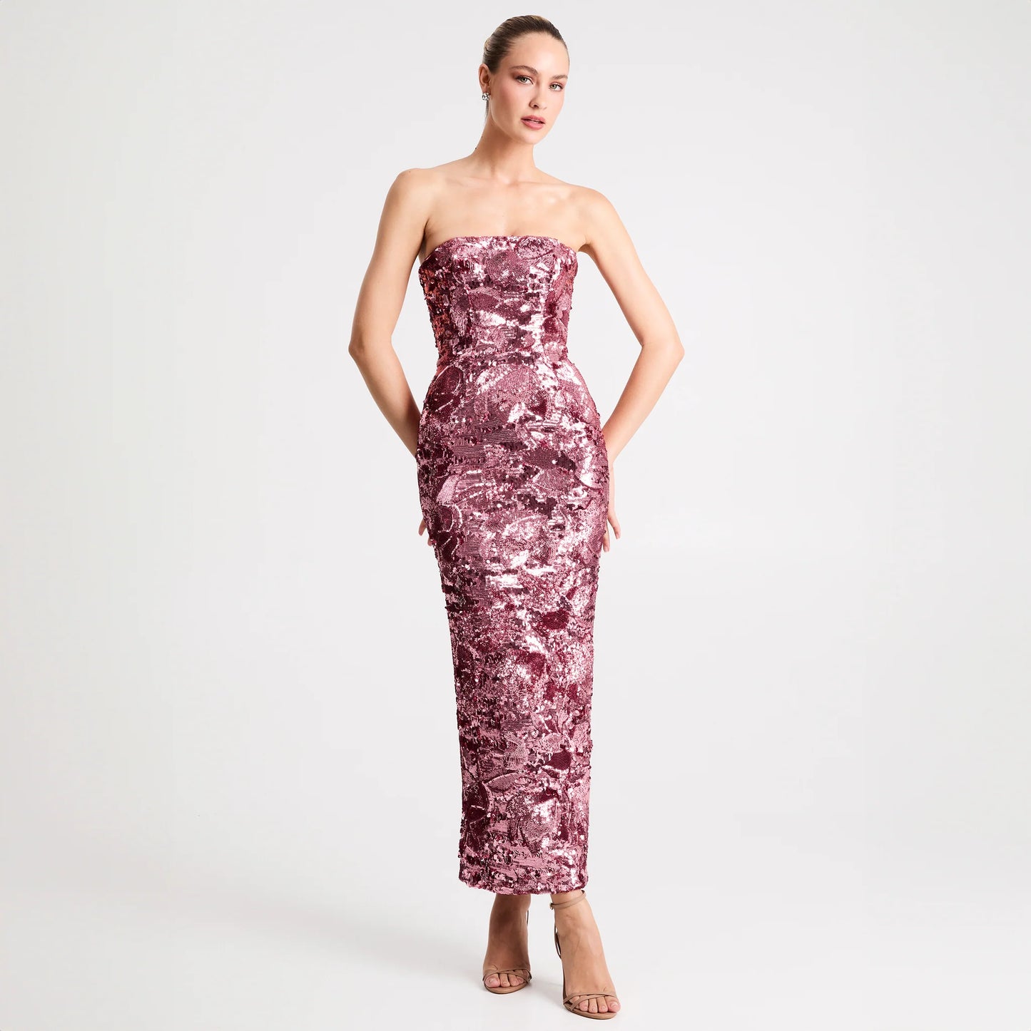 Leslie Gown Pink -Helsi