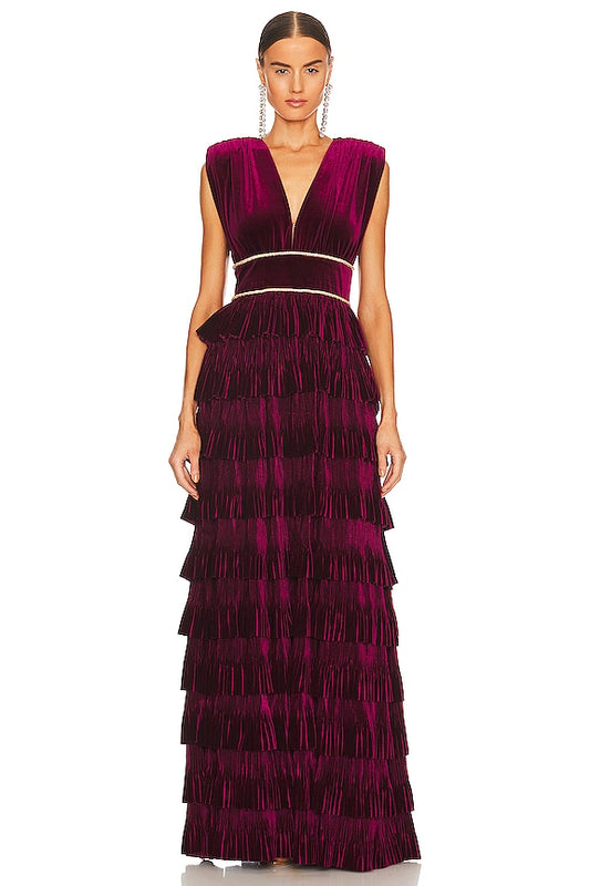 Velvet Gown - brand:Bronx and Banco